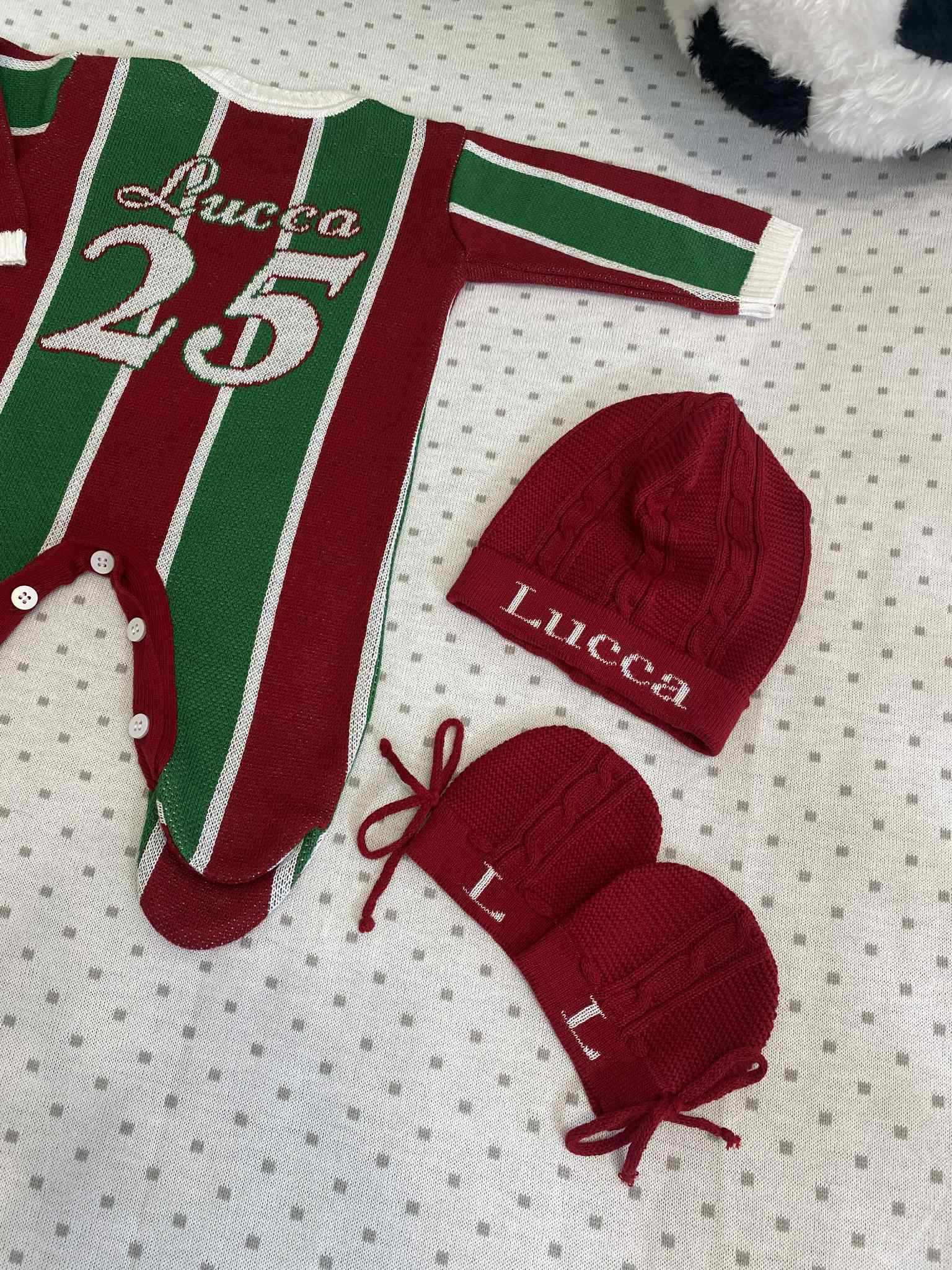 Kit Gorro e Luvas RN Personalizado com Nome - Imagem 5