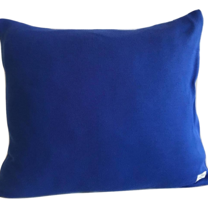 Capa de Almofada Lisa Azul Royal - Meu Cantinho de Tricô