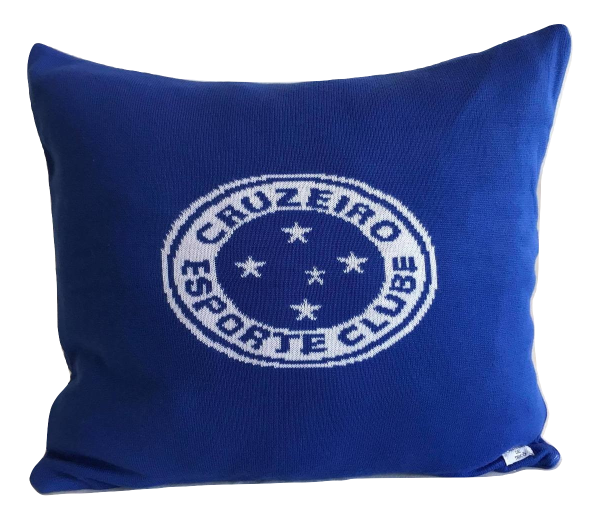 Capa de Almofada Escudo Cruzeiro - Meu Cantinho de Tricô