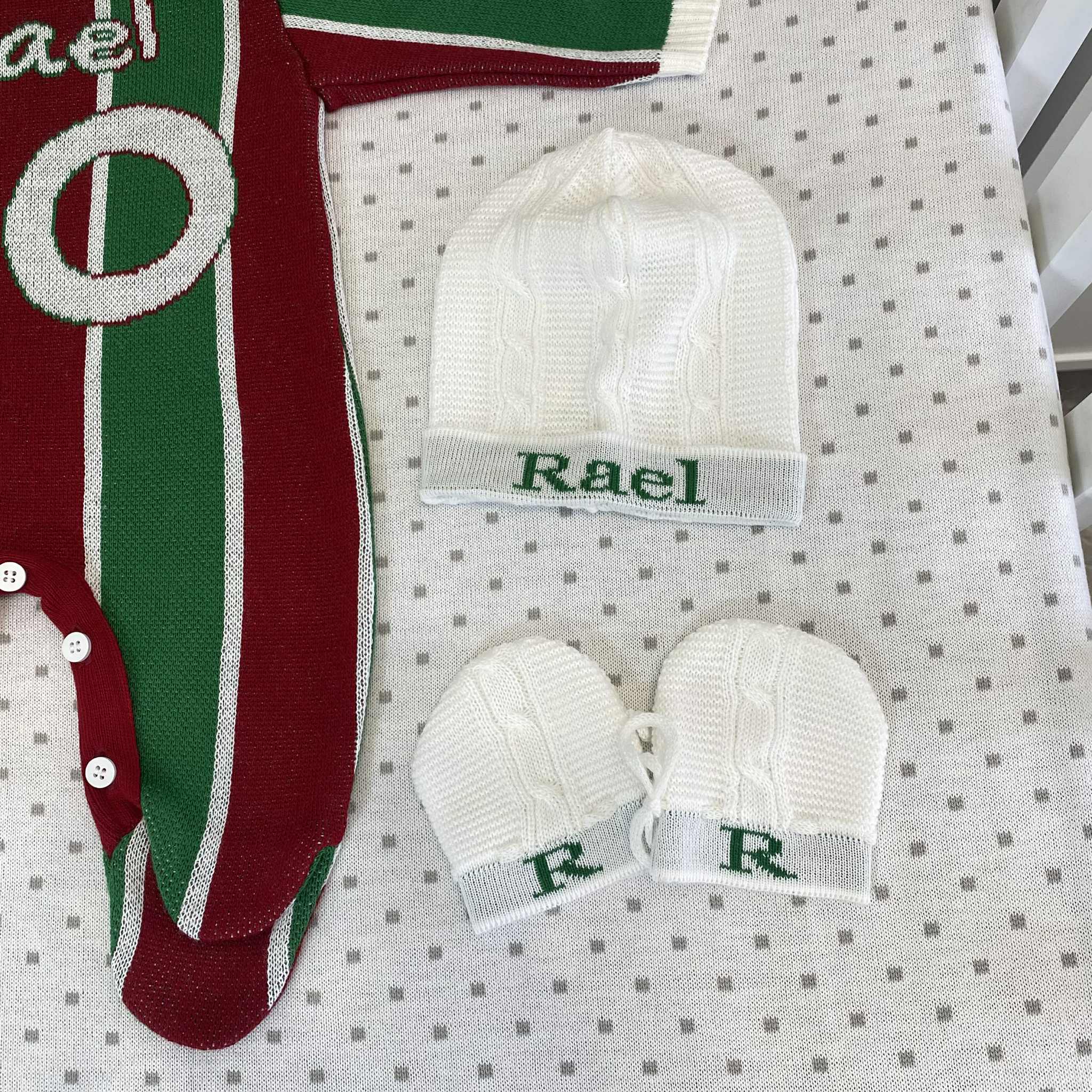 Kit Gorro e Luvas RN Personalizado com Nome - Imagem 9